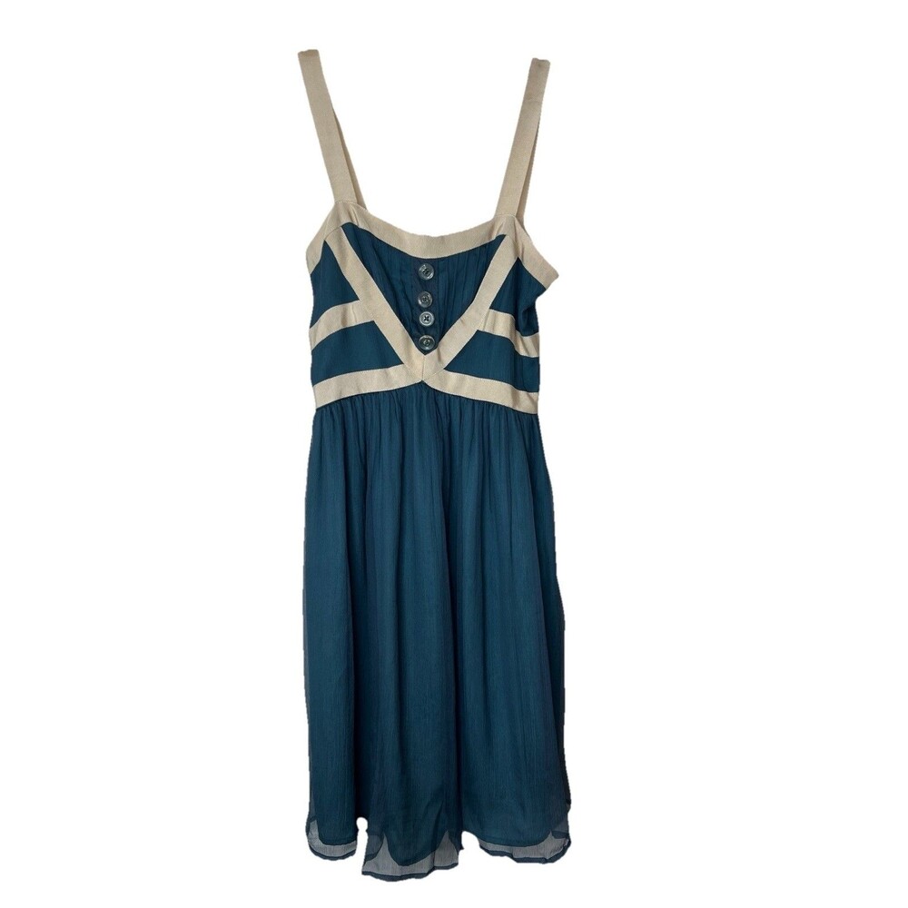 Anthropologie Burlapp Silk Slip Dress Sz 0  Romantic Fairy Flowy Babydoll New